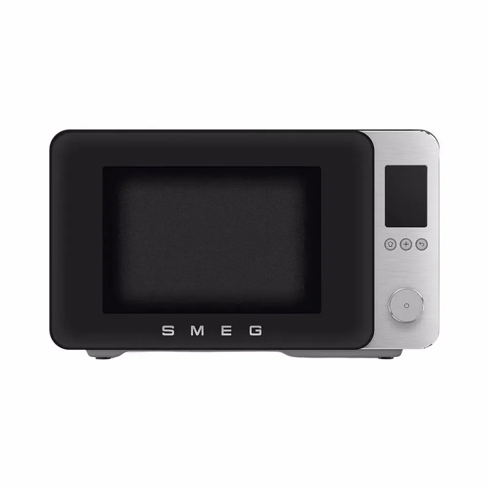 Smeg MOC02BLMEU 9-in-1 Mikrowelle/Airfry Mikrowelle freistehend – schwarz
