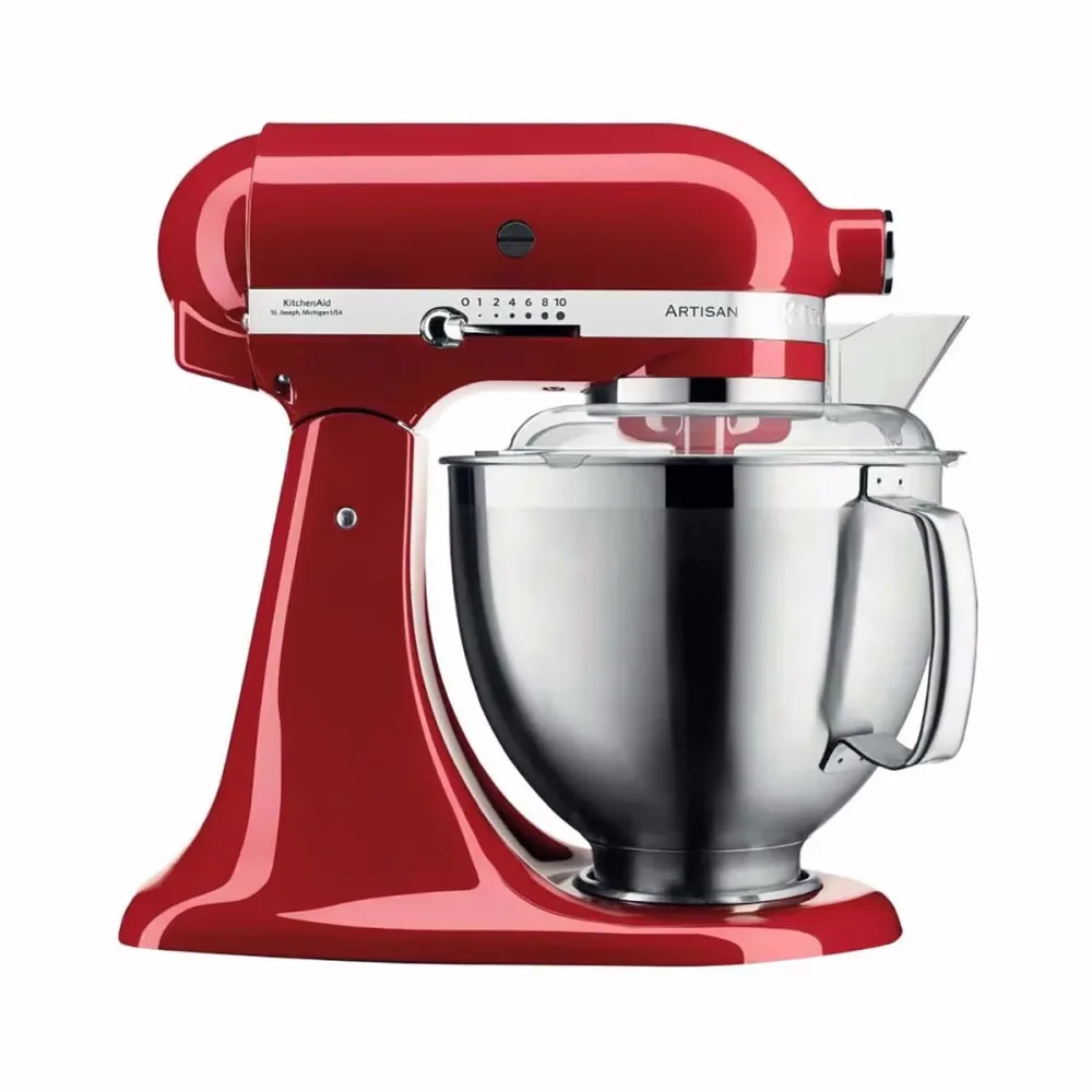 KitchenAid 5KSM185PSEER Küchenmaschine – Multifunktions-Küchenmaschine – rot