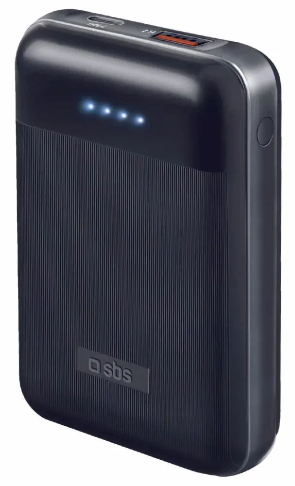 SBS, Power Delivery, Powerbank Power Delivery 20W bei 10.000 mAh, matt gerändelt, Produkte & Wohnen