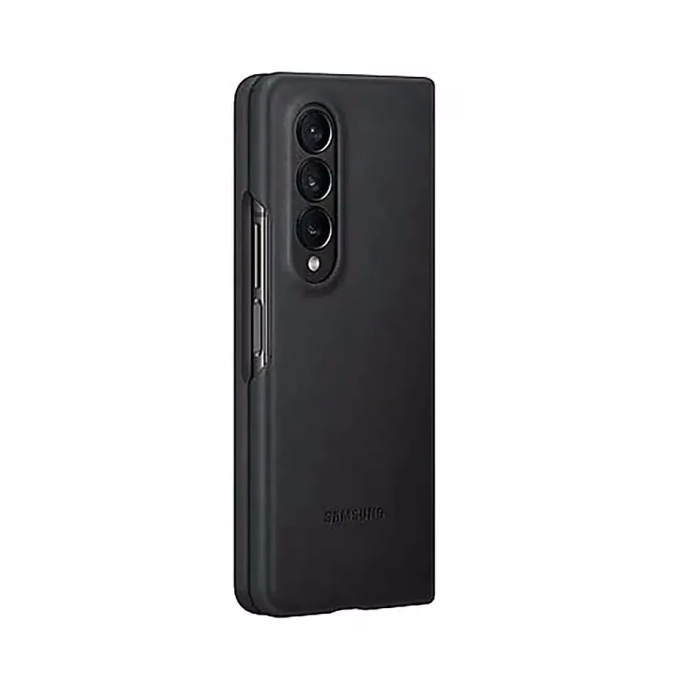 Samsung Galaxy Z Fold 4 5G Hard-Cover, Leather, Black – Handyhülle/Handy Tasche