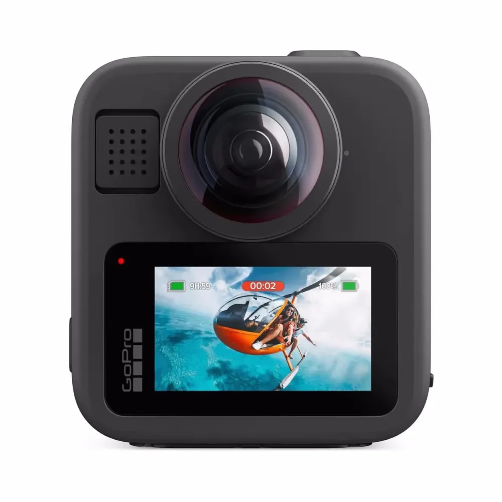 GoPro MAX2 360° Action Cam Touch-Screen, Spritzwassergeschützt, 4K, Bluetooth, Stoßfest, 8K, 360°, Bildstabilisierung