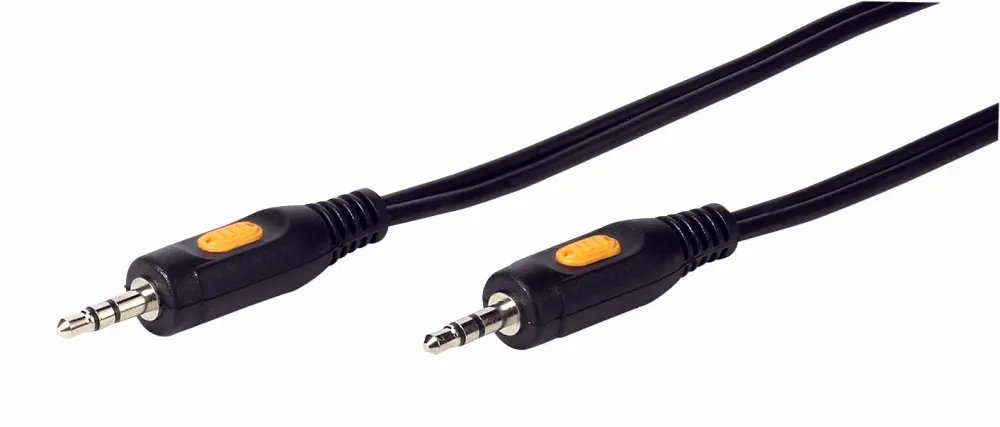 Vivanco Klinken-Verbindung 3.5mm, 0.75m – Audio Kabel/AUX Kabel
