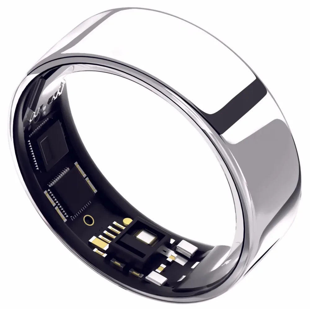UltraHuman Ring AIR Grösse 13 - Space Silver Gesundheitstracker – Smart Ring - Smartring – silber