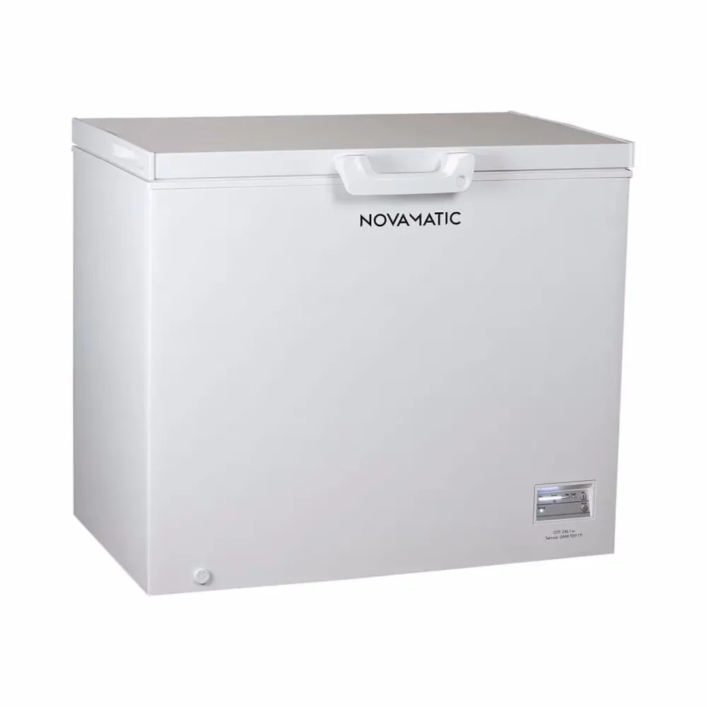 Novamatic GTF 246.1w Gefriertruhe – Gefriertruhe/Tiefkühltruhe – weiss