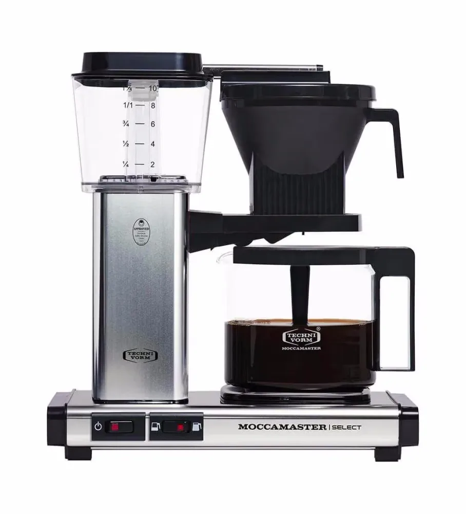 Moccamaster KBG Select - polished silver Filterkaffeemaschine – silber