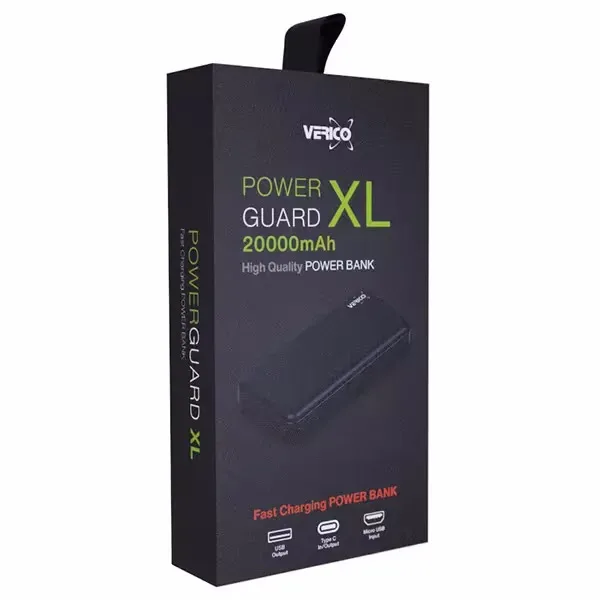 Verico Power Guard XL 20000mAh Black Powerbank – schwarz