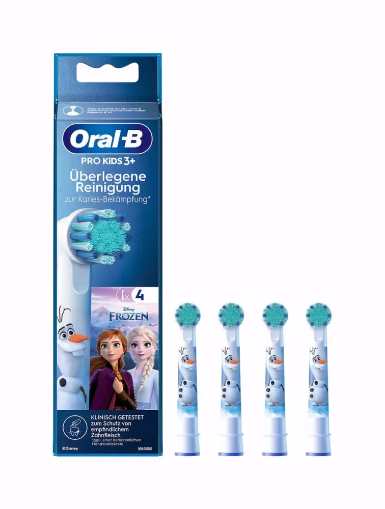 Oral-B Frozen 4er Aufsteckbürsten – Ersatzbürste/Zahnpflege Zubehör