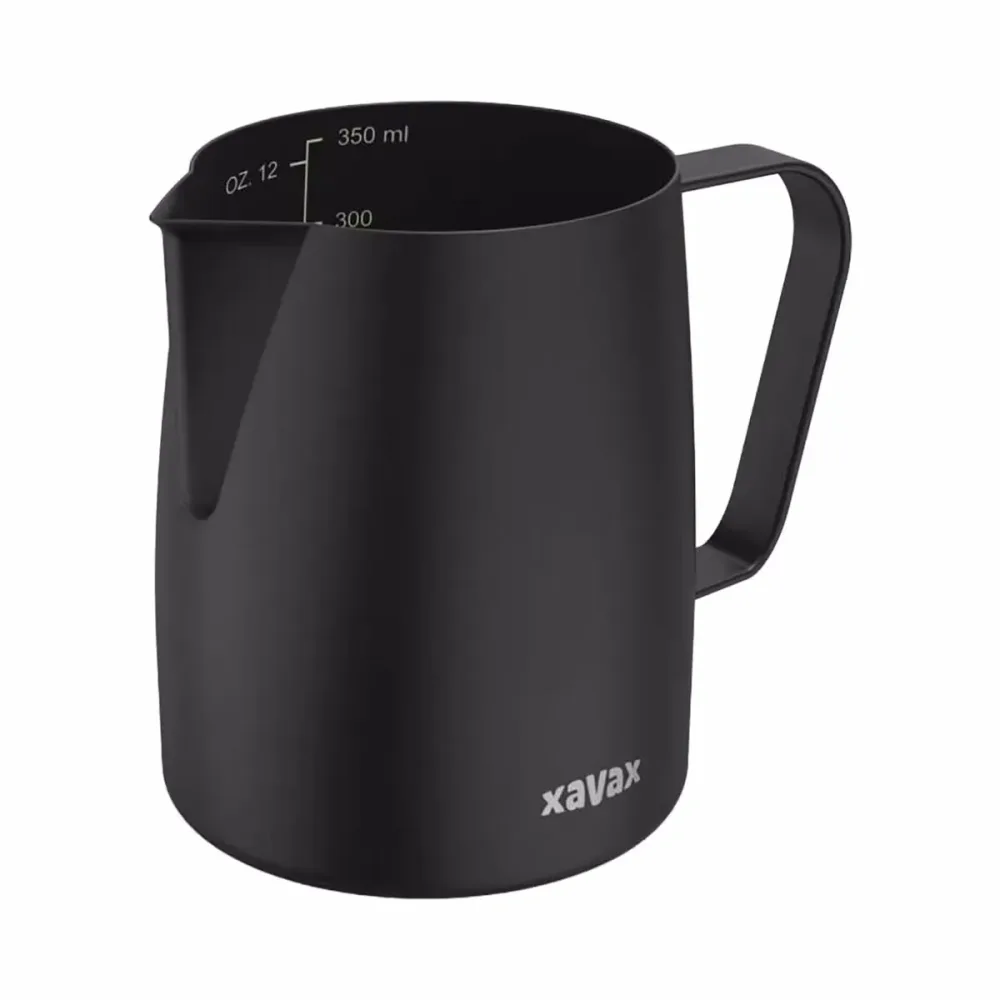 Xavax Barista-Milchkännchen aus Edelstahl – Diverses Kaffeemaschinen & Teemaschinen Zubehör – schwarz