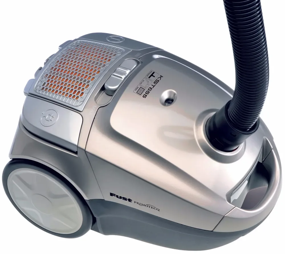 Primotecq KST 655 Staubsauger mit Beutel – grau