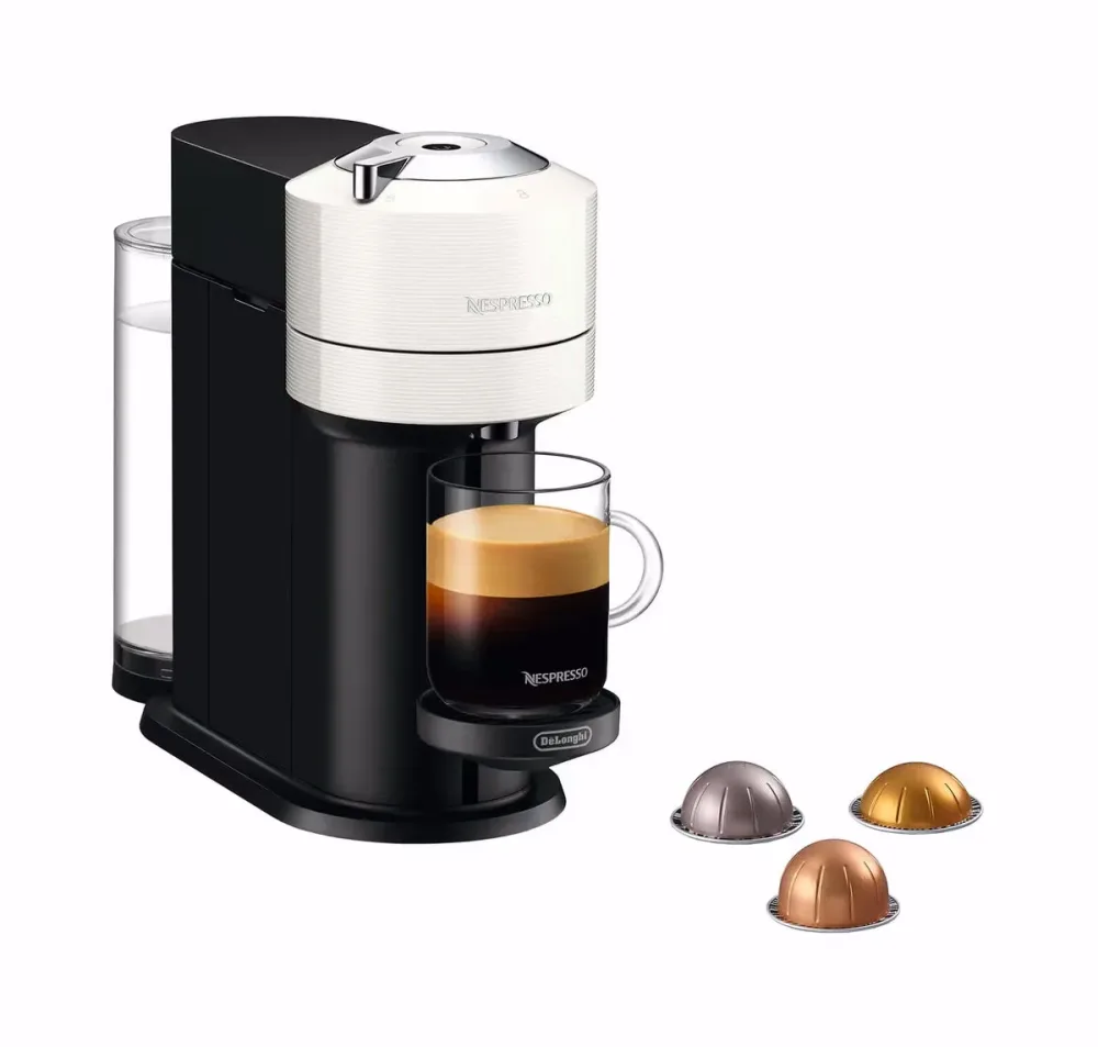 De Longhi Nespresso Vertuo Next, Contrast White Nespressomaschine – weiss