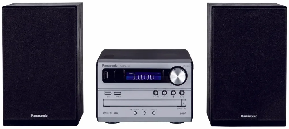 Panasonic UE SC-PM254EG-S HiFi-Anlage – Stereoanlage/Hifi Anlage – silber