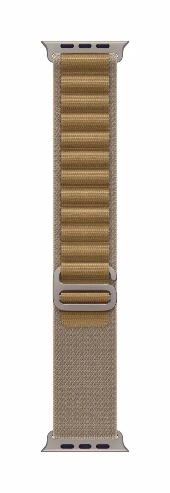 Apple 49mm Tan Alpine Loop - Small - Black Titanium Finish Zubehör Smartwatches – Apple Watch Zubehör – braun