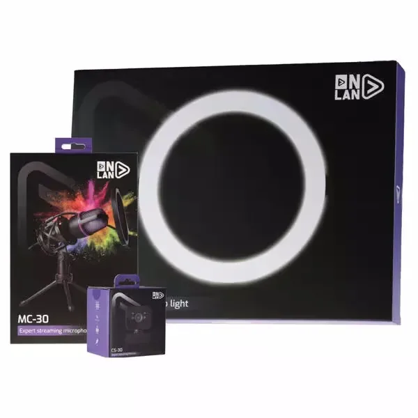 ONLAN Streaming Starter Bundle Streaming-Bundle – Gaming Zubehör – schwarz