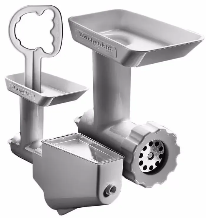 KitchenAid FLEISCHWOLF SET Fleischwolf-Set – Küchenmaschine Zubehör – edelstahl