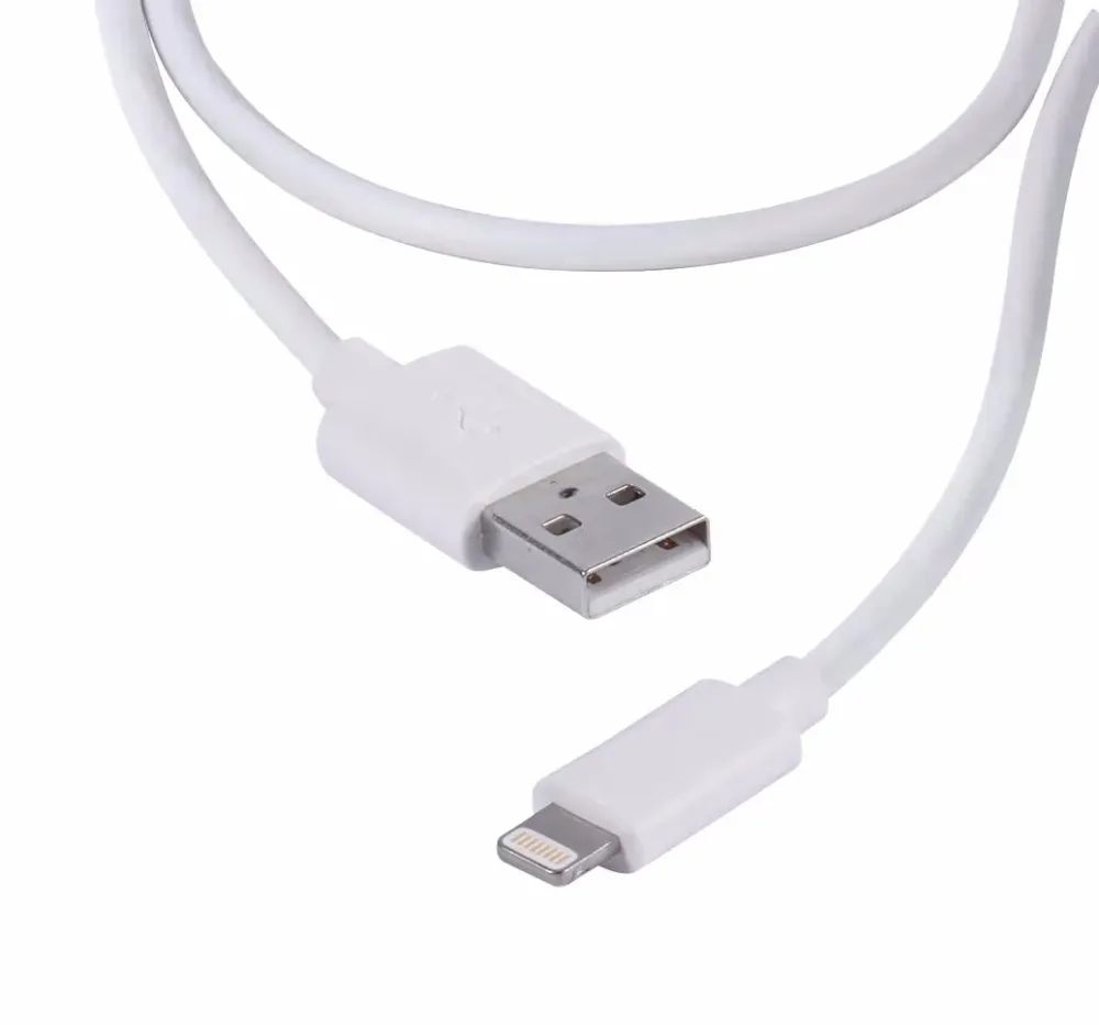 Vivanco Lightning USB-Datenkabel für Apple Geräte, 2m, weiss – USB C Kabel/Adapter/Ladegerät
