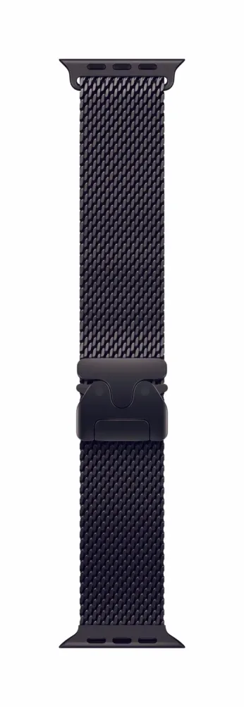 Apple 49mm Black Titanium Milanese Loop - Medium Zubehör Smartwatches – Apple Watch Zubehör
