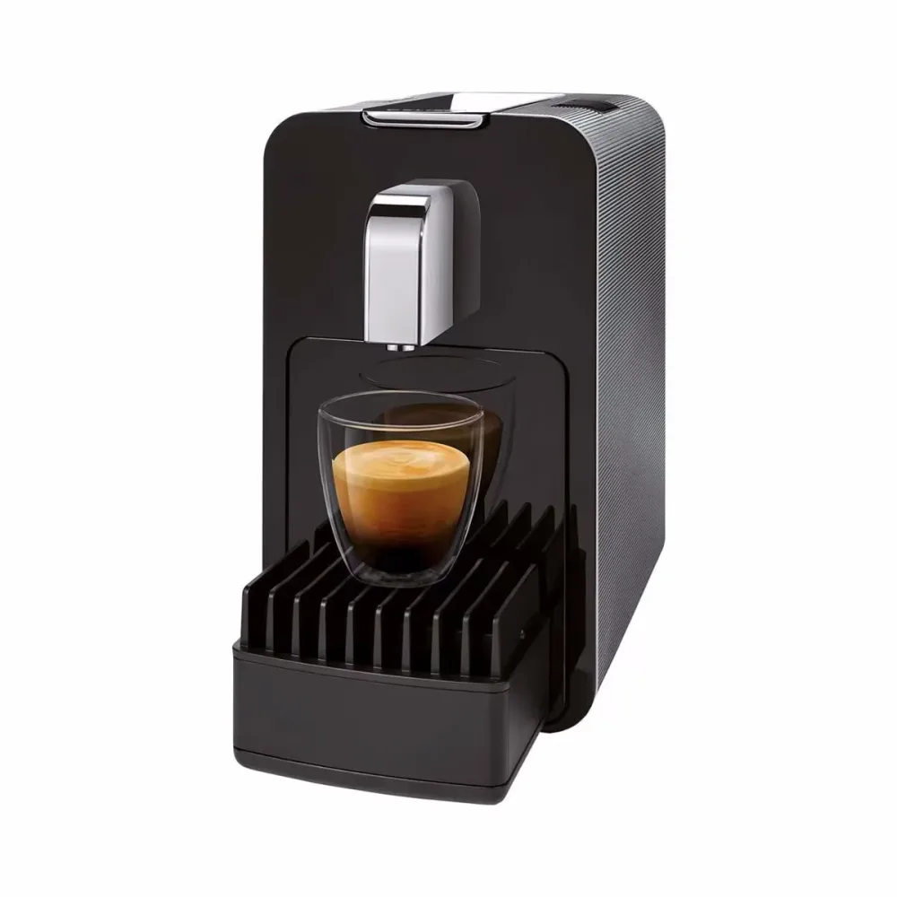 DELIZIO VIVA Black Portionensystem Delizio – Delizio Maschine/Delizio Kaffeemaschine – schwarz