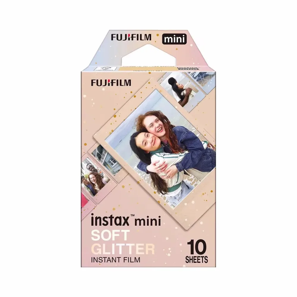 Fujifilm Instax Mini 10 Blatt Soft Glitter Sofortbildfilm – Sofortbildkamera/Polaroid Kamera