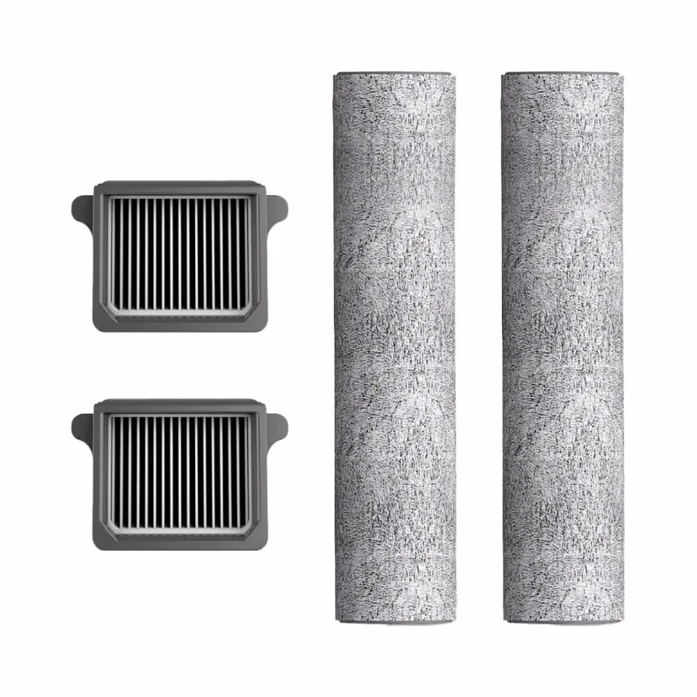 Tineco Zubehörset Floor One S7 Steam Plus Nass-Trockensauger-Zubehör – Wischbezug/Ersatzbürste – grau