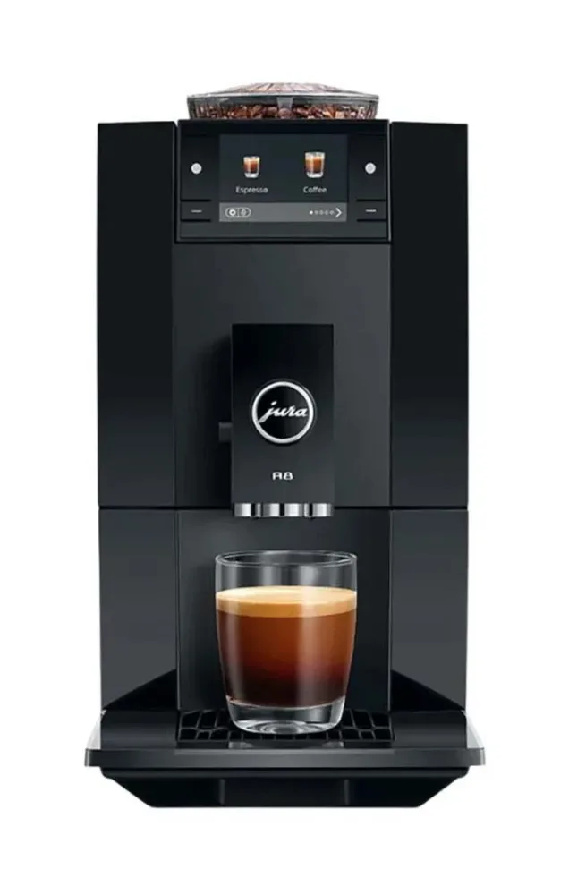 JURA A8 Piano Black (SA) Kaffeevollautomat – JURA Kaffeevollautomaten Haushalt – schwarz