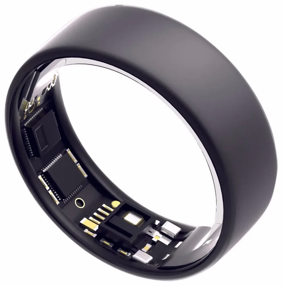 UltraHuman Ring AIR Grösse 8 - Matt Grey Gesundheitstracker – Smart Ring - Smartring – grau