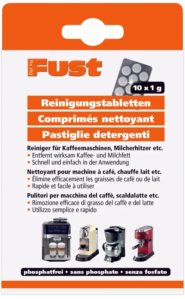 Fust Cleantabs Reinigungstabletten – Kaffeemaschine Entkalker