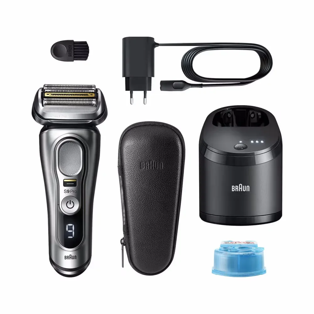 Braun Series 9 - S9467cc Herrenrasierer – Rasierer/Rasierapparat – silber