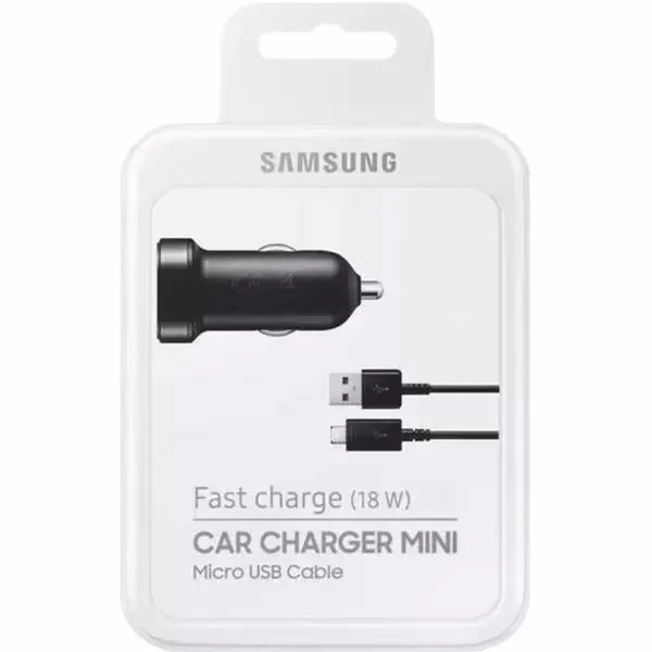 Samsung Auto Ladegerät Micro-USB 2A – USB C Kabel/Adapter/Ladegerät – schwarz