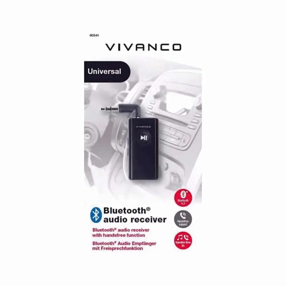 Vivanco Audio Empfänger Bluetooth BT Audio Receiver – Keyfinder/Selfie Stick/Gadgets
