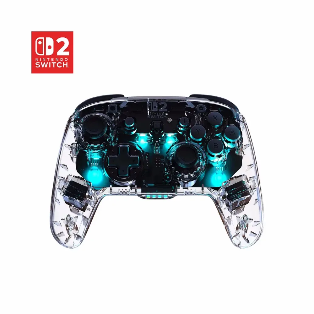 Turtle Beach Afterglow Wireless Ctrl NSW 2, Clear Nintendo Switch 2 ZB – Nintendo Switch 2 Controller/Joy-Con