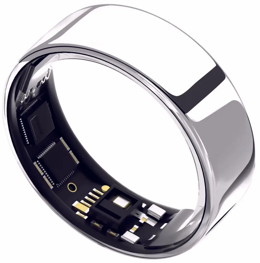 UltraHuman Ring AIR Grösse 7 - Space Silver Gesundheitstracker – Smart Ring - Smartring – silber