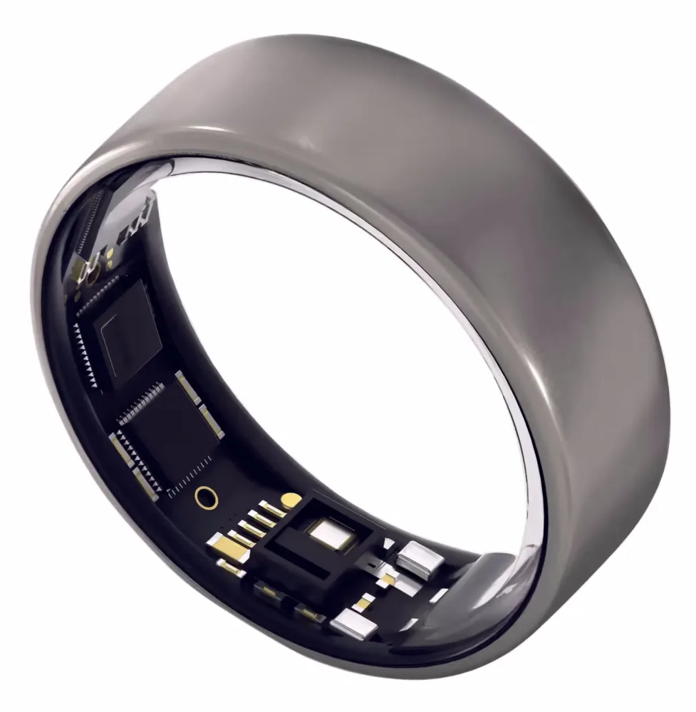 UltraHuman Ring AIR Grösse 12 - Raw Titanium Gesundheitstracker – Smart Ring - Smartring – natural titanium