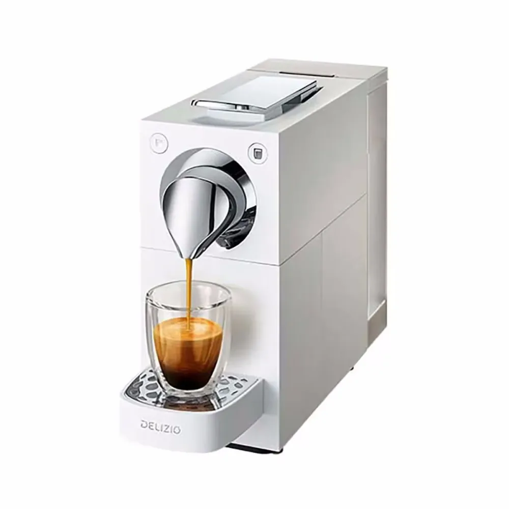 DELIZIO UNA Automatic White Portionensystem Delizio – Delizio Maschine/Delizio Kaffeemaschine – weiss