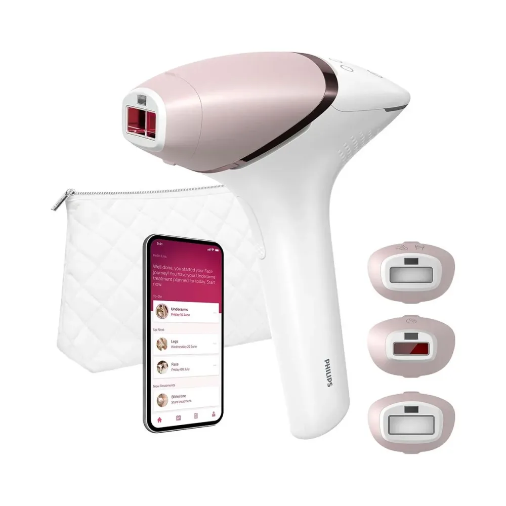Philips Lumea IPL 9000 Series BRI955/01 Haarentfernung IPL – IPL Gerät/IPL Haarentfernung – weiss / roségold