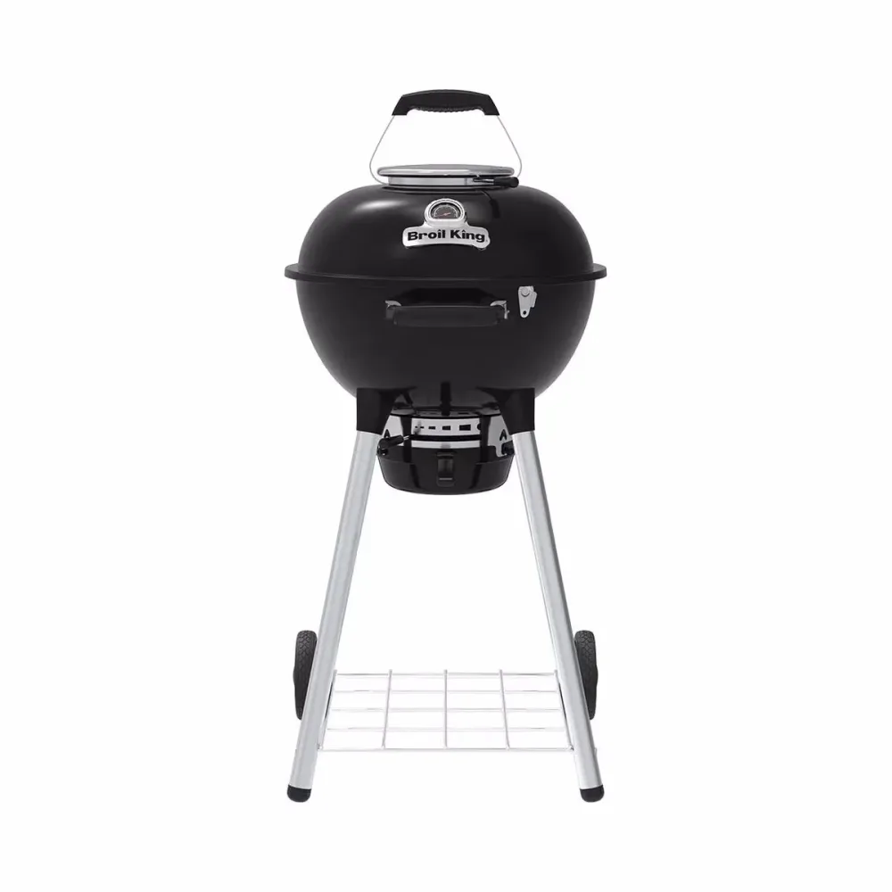 Broil King GEM Premium 47cm Holzkohlegrill – Holzkohlegrill/Kohlegrill – schwarz