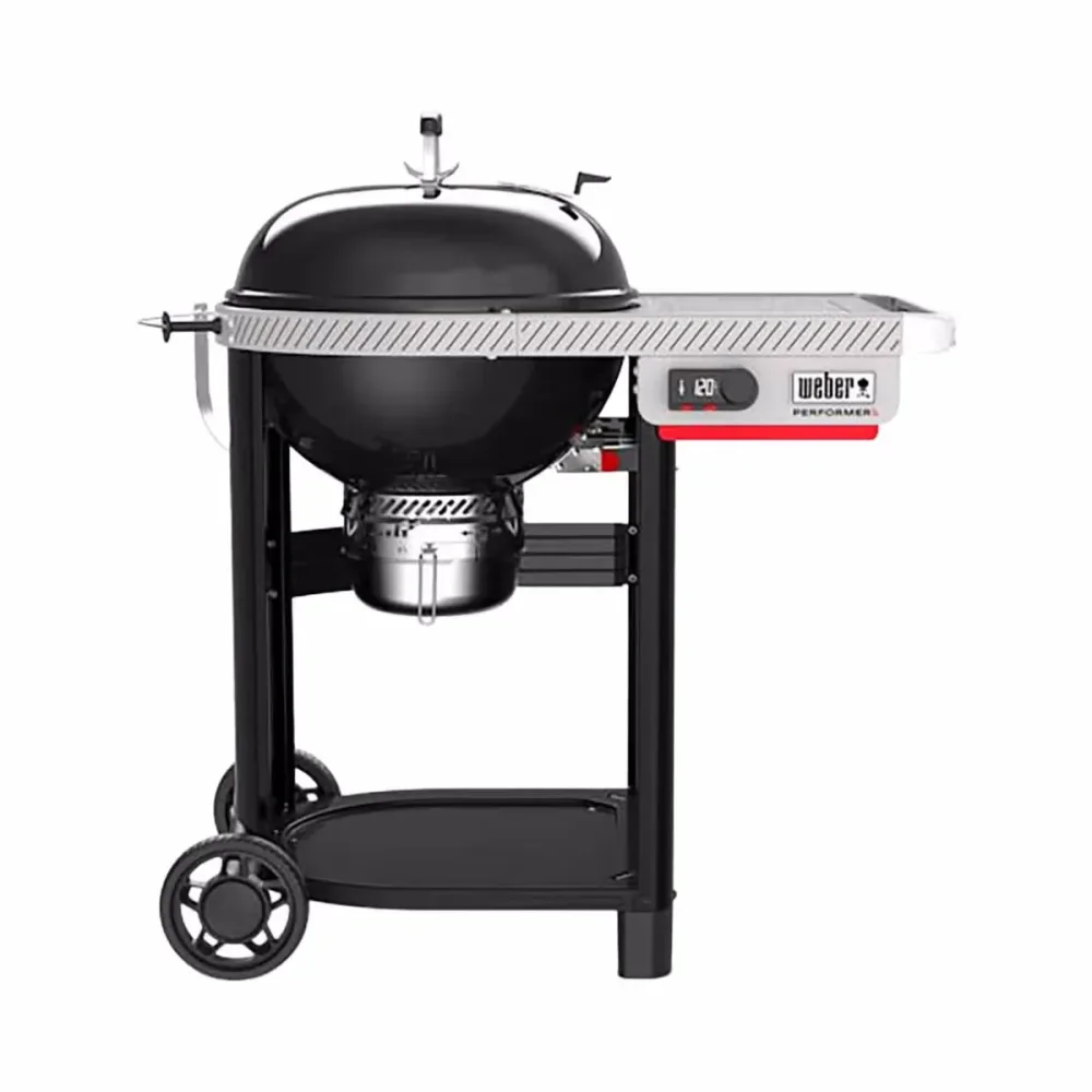 Weber Performer Smart 57 CM Holzkohlegrill – Weber Holzkohlegrill/Kohlegrill – schwarz
