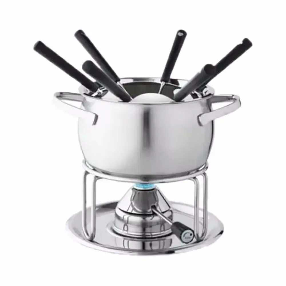 Kisag - Fleischfondue-Set, 16CM/1.6L, Chrom
