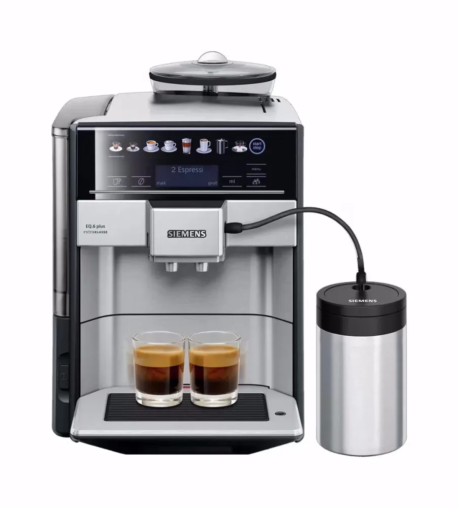 Siemens TE657F03DE EQ.6 plus Kaffeevollautomat – silber