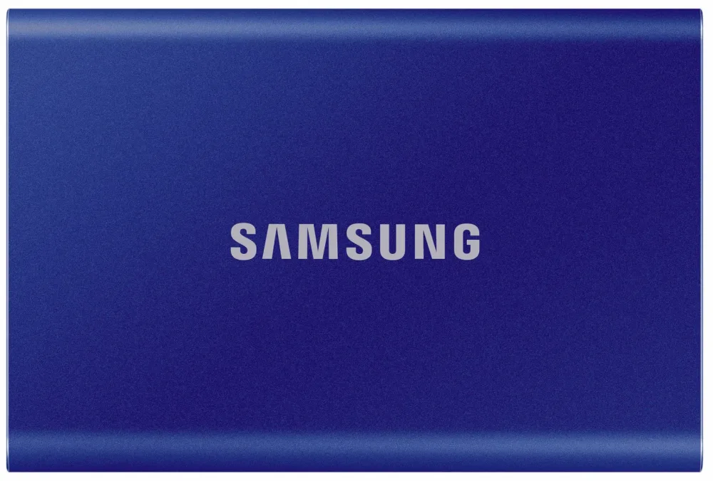 Samsung - T7, Portable SSD, Blau, 2 TB