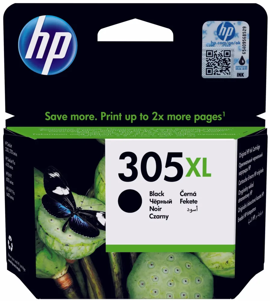 HP 305XL Black 3YM62AE Tintenpatrone – Druckerpatronen/Tintenpatronen