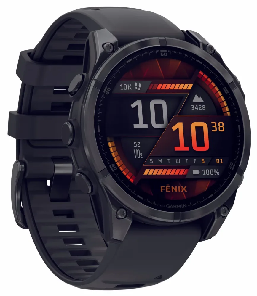 Garmin fenix®8 Gray 47mm Multisport-Smartwatch – Garmin Fenix 8 – grau