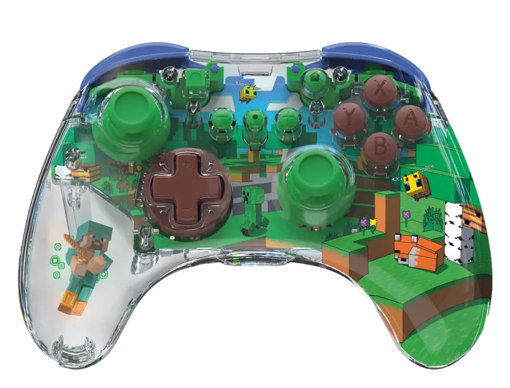 pdp REALMz Minecraft Nintendo Switch ZB – Nintendo Switch Controller/Joy-Con – grün