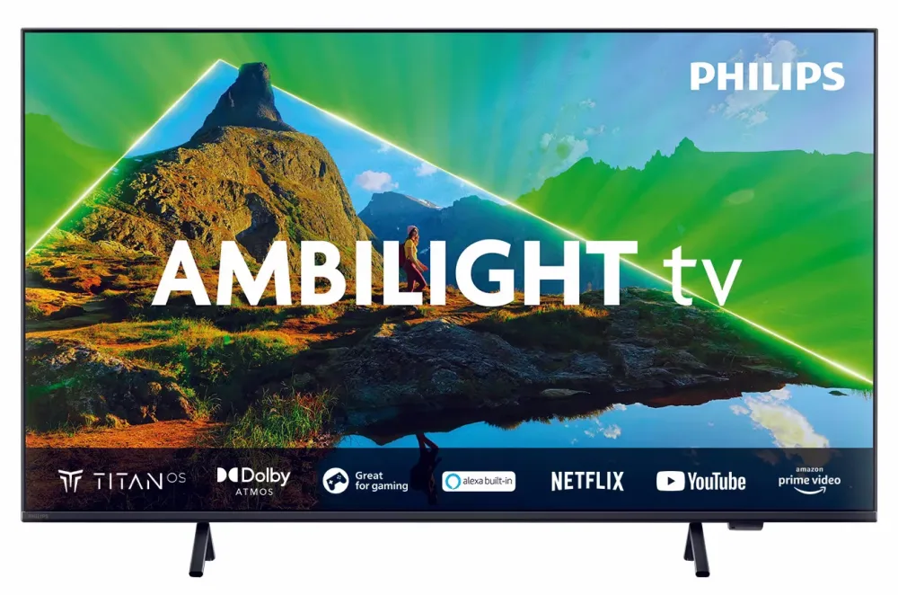 Philips 75PUS8309 - 75'', 4K UHD LED TV, Ambilight, Titan OS, 2024 UHD LED TV – Fernseher – schwarz
