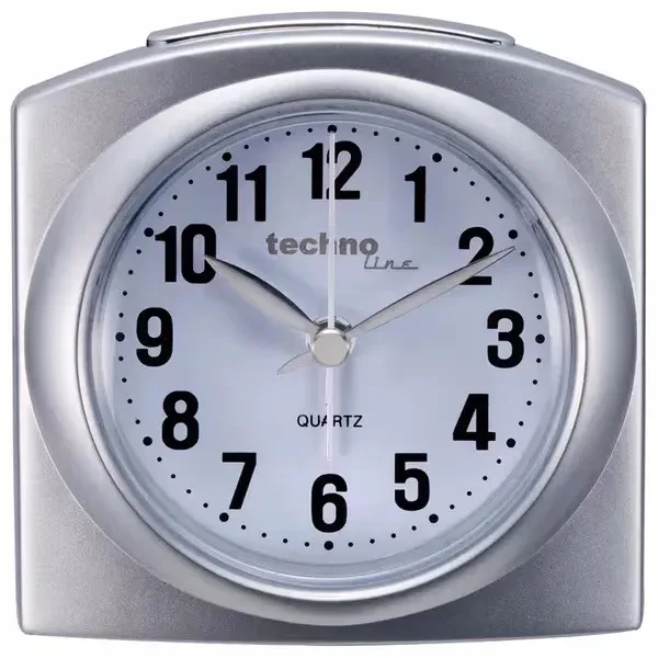 Technoline Modell/Geneva L Silver Wecker – Wecker analog – silber