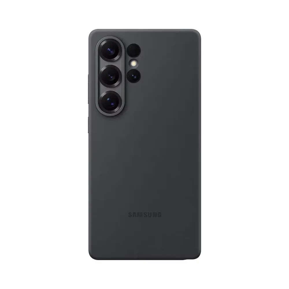 Samsung Galaxy S25 Ultra Silikon-Cover Silicone Case Black Smartphone Hülle – Handyhülle/Handy Tasche – schwarz