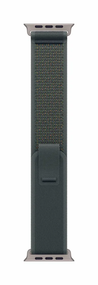 Apple 49mm Green Trail Loop - S/M - Natural Titanium Finish Zubehör Smartwatches – Apple Watch Zubehör – grün