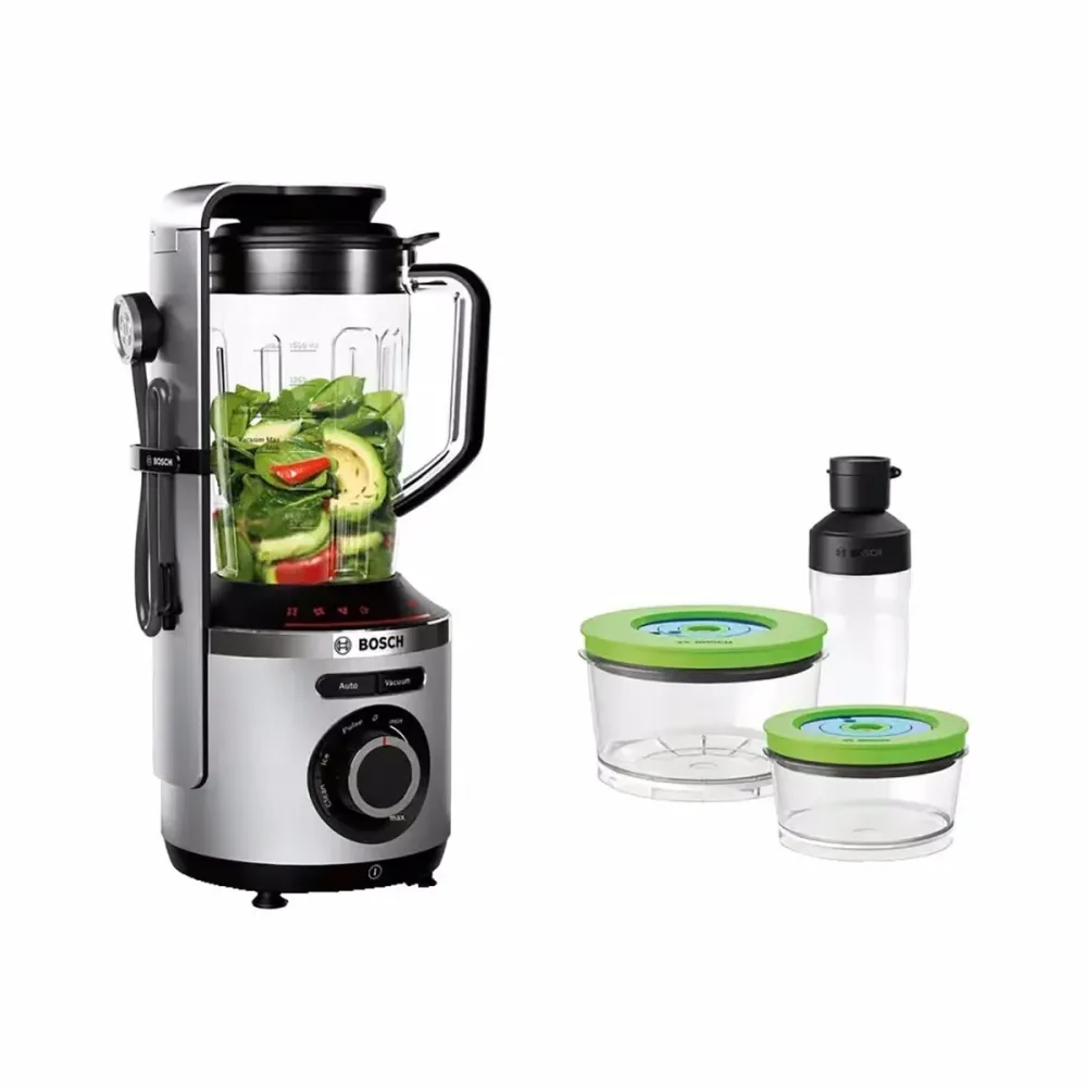 Bosch Vakuum Standmixer MMBV625M – Standmixer/Blender – schwarz / silber