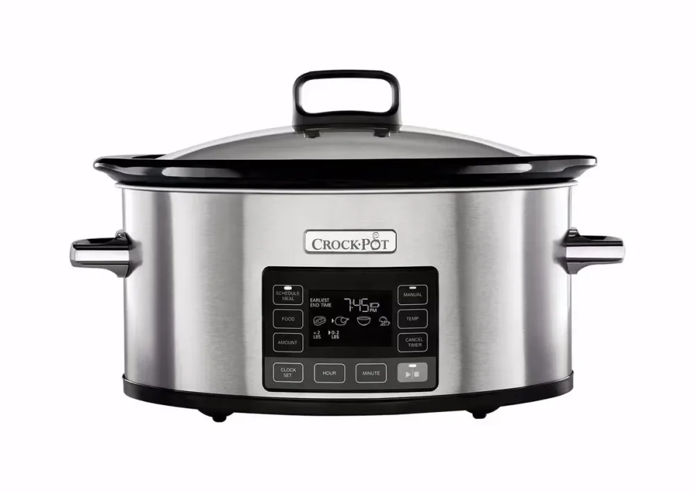 Crock-Pot Time Select 5.6 L Slow Cooker Schongarer 5.6 L – Dampfgarer – edelstahl