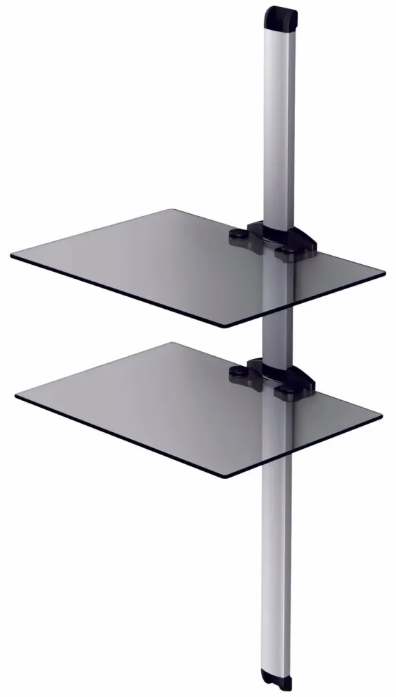 Balcar PL2620-B-BLK Wandmöbel PL2620 Schwarzglas Schwarz – TV Möbel
