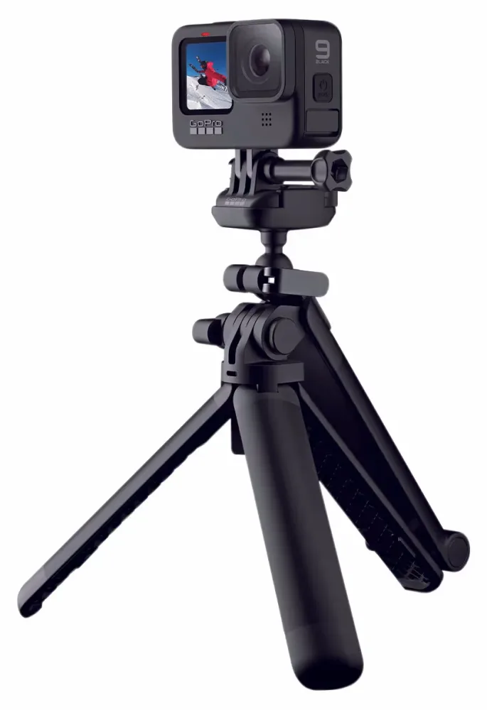 GoPro - Stativset für Actioncam, 3-Way Grip 2.0 (all HERO), Black